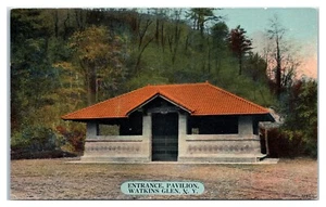 Eingang Pavillon Watkins Glen New York Postkarte - Bild 1 von 2