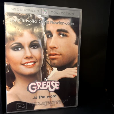 Grease DVD 1978 Widescreen Collection Classic Musical R4 VGC Scratch-free - Image 1 of 3