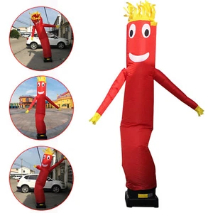 10ft Inflatable Tube Man Wind Sky Wavy Dancer Advertising Air Puppet No Blower - Picture 1 of 10