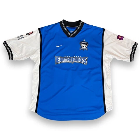 Vintage Landon Donovan #10 XL San Jose Earthquakes Nike Jersey MLS Soccer Cover