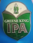 GREENE KING brewery IPA beer badge real ale pump clip Suffolk