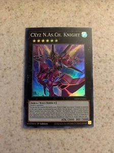 CXyz N. As. Ch. Knight Led9-EN004 Duels From the Deep Yugioh NM - Picture 1 of 2
