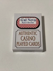 Club Cal Neva Reno Casino Playing Cards Red Played Used Deck Las Vegas Nevada - Picture 1 of 2