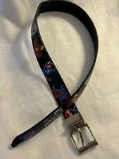Marvel Boy’s Black Spider-Man Captain America Thor Iron Man Belt Size S (20-22)