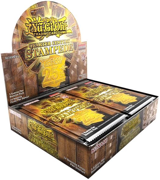 KONAMI DIGITAL ENTERTAINM. Yu-Gi-Oh Quarter Century Stampede - Display mit 24 B
