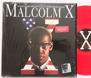 MALCOLM X Vinyl LP Soundtrack OST Red Vinyl RSD 2019 NM - Picture 1 of 12