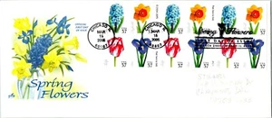 S00-1039, SPRING FLOWERS, *ARTCRAFT FDC, #10 COVER, - Picture 1 of 2