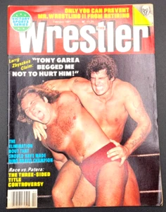 THE WRESTLER FEB 1981 LARRY ZBYSZKO MR. WRESTLING HARLEY RACE KEN PATERA BRAVO - Picture 1 of 4