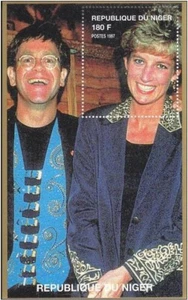 Princess Diana/ Elton John; Niger 1997; MNH; HTF - Picture 1 of 1