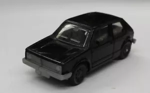 Fleischmann VW Golf 1 Volkswagen schwarz black 1:87 H0 Modelleisenbahn - Bild 1 von 1