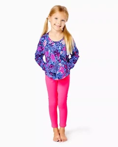 267619 Lilly Pulitzer Mädchen luxuriöses Mini Emmaline Irland Top bedruckt L 8-10 - Bild 1 von 4