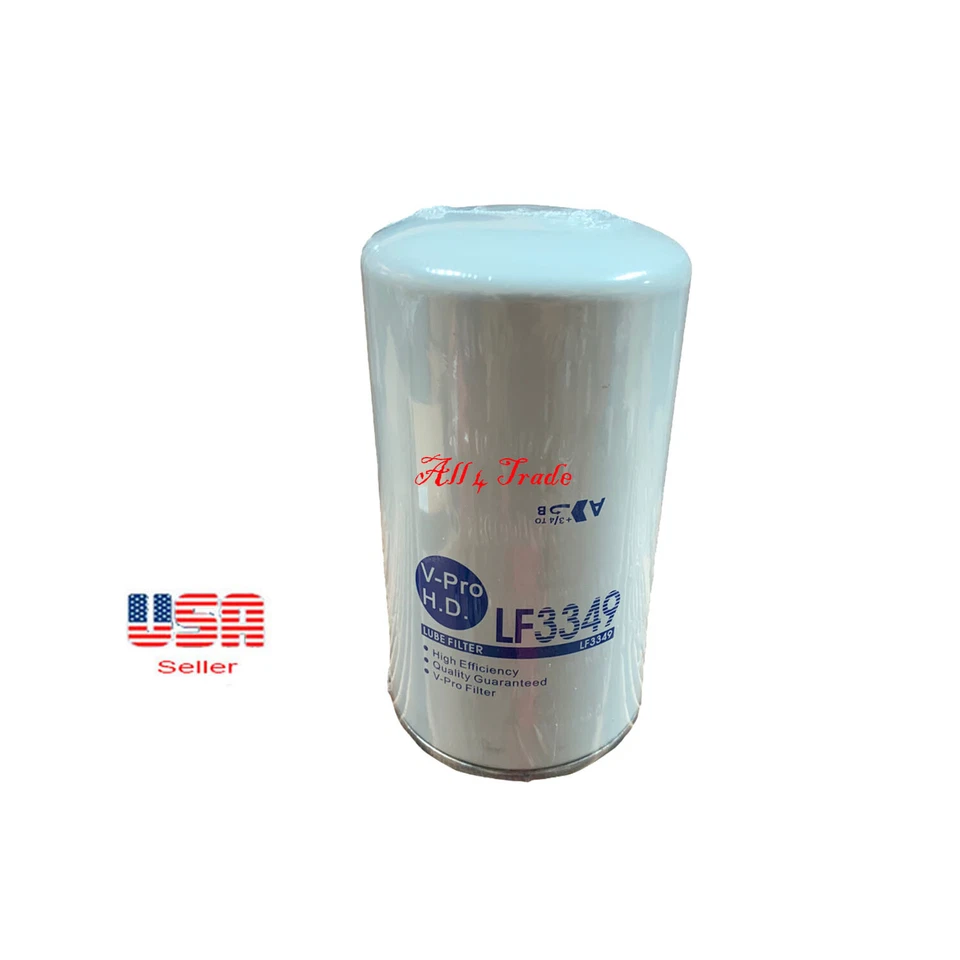 6 Engine Oil Filte LF3349 Fits Dodge Ford Freightliner Cummins 5.9L  6.7L & 7.L - Image 1 of 2