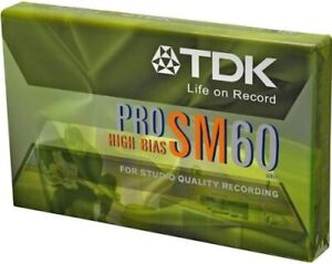 TDK PRO SM60 Professional High Bias Type II Audio Tape Cassette 60 Mins