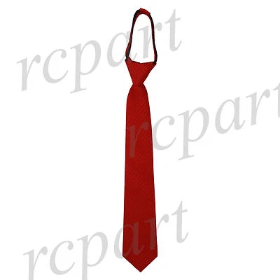 Nueva Corbata Ajustable Niños Niños Cremallera Preparada Nudo Rojo Patrón Formal Foto 1 de 2