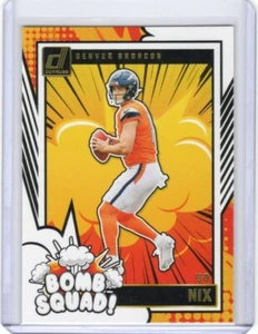 2024 Panini Donruss - Bomb Squad Bo Nix #27 (RC) - 762 - Bild 1 von 2