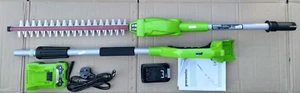Greenworks G24PH51 24V 51cm Cordless Pole Hedge Trimmer With Battery & Charger - Picture 1 of 22