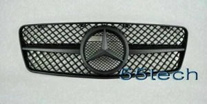 Mercedes W208 CLK Single FIN Grille Grill CLK320 CLK430 100% Matte Black 97~02 D - Bild 1 von 2