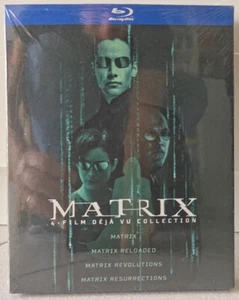 Matrix - 4 - Film Dèjà Vu Collection (1999-2003-2003-2021) 4 BLU-RAY / SLIPCASE - Foto 1 di 2
