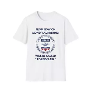 Camicia USAID Expose, Elon Trump, morbida, leggera, comoda, alta qualità - Foto 1 di 3