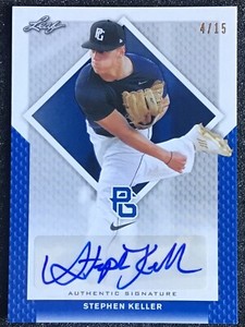 2016 Leaf Perfect Game Baseball BLUE AUTO / 15 STEPHEN KELLER #BA-173 MINT