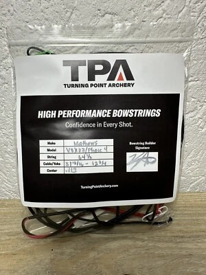 Mathews V3X 33 /Phase 4 33 Custom Bowstring (Full set) Red/Black/Black 452x - Image 1 of 2