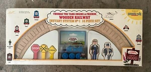 Tren Thomas de madera curva de aprendizaje 1993-94 ¡Juego de sistema instantáneo de 14 piezas #1! ¡Nuevo! - Imagen 1 de 2