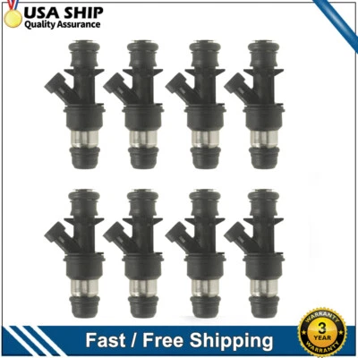 Juego de 8 inyectores de combustible para 2001-2009 GMC C4500 C5500 C6500 C7500 Kodiak 8,1 L V8 Foto 1 de 4