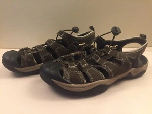Skechers Brown Journeyman Comfortable Outdoor Hiking Sandals 92185L Kids Size 4 - Picture 1 of 10