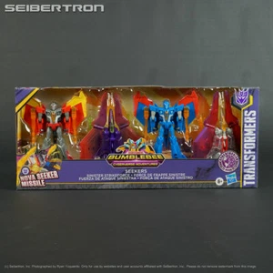 SEEKERS Transformers Cyberverse Warrior Starscream + Thundercracker + Skywarp + Empuje - Imagen 1 de 12
