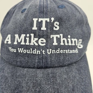 Baseballmütze Mütze Its A Mike Thing You Wouldn't Understand verstellbar blau Denim - Bild 1 von 14