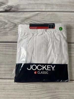 Calzoncillos boxer clásicos Jockey blancos corte completo mezcla de algodón para hombre gran cantidad 3 2004 Foto 1 de 4