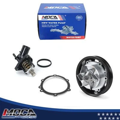 Water Pump & Thermostat for Cadillac Escalade Chevrolet GMC Sierra Yukon V8 - Image 1 of 4