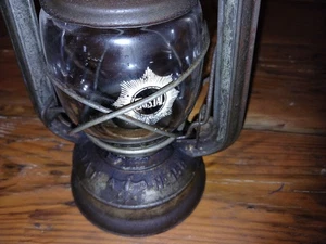 BAT No.158 Petroleumlampe Lampe Fledermaus Cristal Glas Feuerhand Sturmlaterne  - Bild 1 von 4