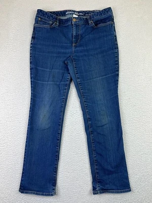 Eddie Bauer Jeans Womens Plus 14 Curvy Straight Leg Stretch Denim - Image 1 of 4