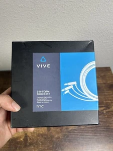 NEW Genuine HTC Vive 5 meter 3-in-1 Headset Cable OEM Original HDMI, Power, USB - Picture 1 of 5