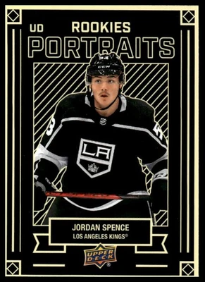 2022-23 Upper Deck #P-48 Jordan Spence UD Portraits [GOATCARDS] - Image 1 of 2
