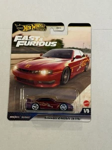 2025 Hot Wheels Premium Fast And Furious NISSAN 240SX S14 In Hand - Picture 1 of 1