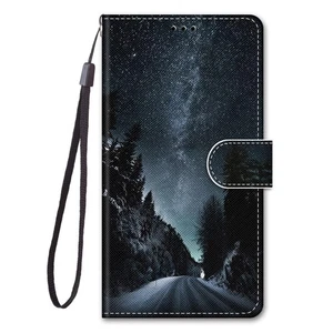 Night Road Wallet Phone Case For Google Pixel Honor Magic Huawei Sony Nokia 1S - Picture 1 of 12