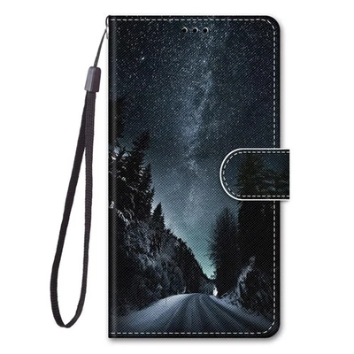 Night Road Wallet Cover Case For S25 S24 17 16 Xiaomi OPPO Redmi Moto Realme - Image 1 of 4