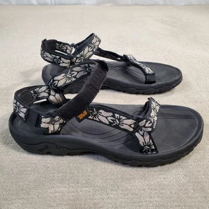 Teva Hurricane 4 Sport Hiking Sandals Womens 11 Black Triton Griffin 1093378 - Picture 1 of 8