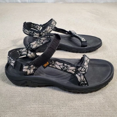 Sandalias deportivas de senderismo Teva Hurricane 4 para mujer 11 negras Triton Griffin 1093378 Foto 1 de 4