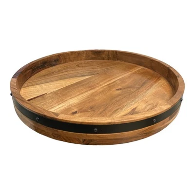 Granja de madera de acacia Lazy Susan Member's Mark, 18" Foto 1 de 2
