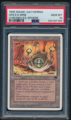 1995 Magic The Gathering Urza's Mine Chronicles Sphere PSA 10 GEM MINT Pop 1 - Image 1 of 4