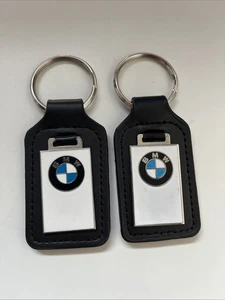 INUTILIZZATO! Portachiavi in pelle e metallo originali BMW concessionaria principale X2. Coppia senza marchio! - Foto 1 di 2