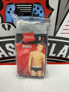 Vintage Men's Hanes Briefs 3 Pack Size S UW1 - Picture 1 of 2