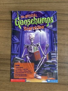 Goosebumps Scarezine Fan Club Newsletter #11 VERY RARE 1998 R.L. Stine ZINE - Picture 1 of 5