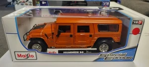 1/18 SCALE DIECAST HUMMER H1 TENTH ANNIVERSARY EDITION BY MAISTO, NIB. - Picture 1 of 4