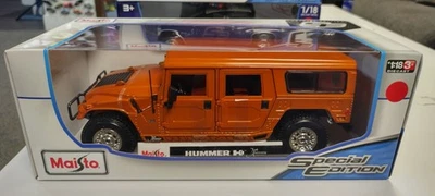 1/18 SCALE DIECAST HUMMER H1 TENTH ANNIVERSARY EDITION BY MAISTO, NIB. - Image 1 of 4