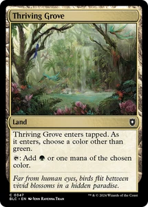 Thriving Grove #347 | Near Mint | BLC Bloomburrow Commander Magic MTG - Picture 1 of 1