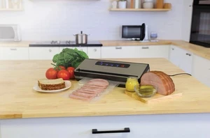 Sellador al vacío Nesco Preserve Plus modos seco y húmedo bolsa incorporada cortador y rollo - Imagen 1 de 6